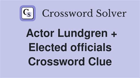 officials crossword clue